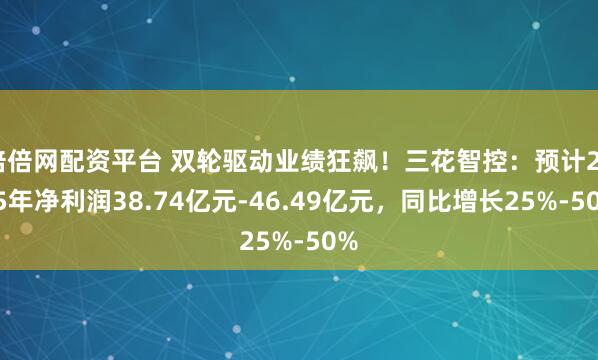 倍倍网配资平台 双轮驱动业绩狂飙！三花智控：预计2025年净利润38.74亿元-46.49亿元，同比增长25%-50%