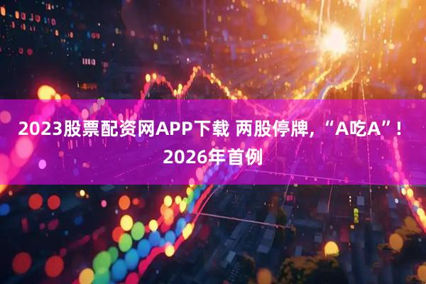 2023股票配资网APP下载 两股停牌, “A吃A”! 2026年首例
